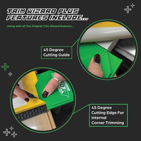 The Original Trim Wizard PLUS+ with 45 Degree Trim Guide